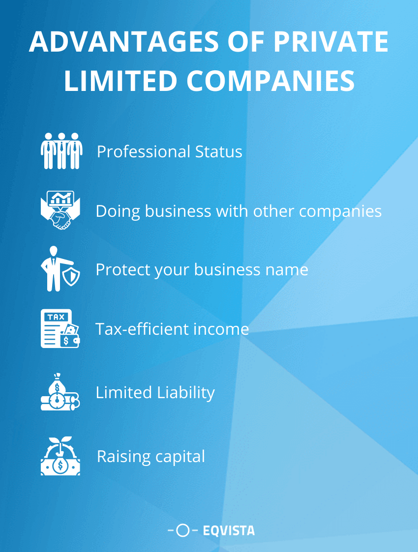Advantages of private limited companies