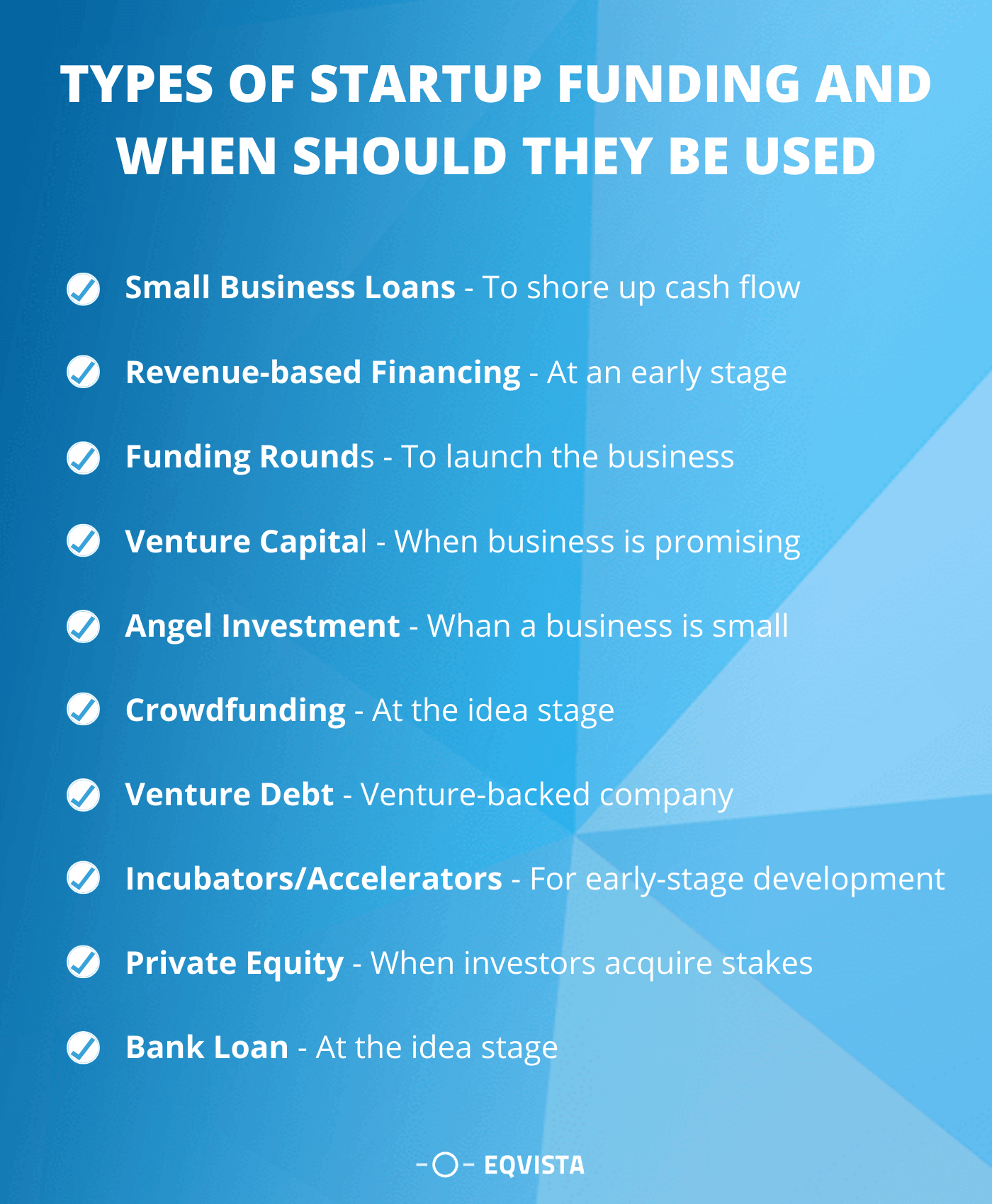 Types of Startup Funding and When Should They Be Used