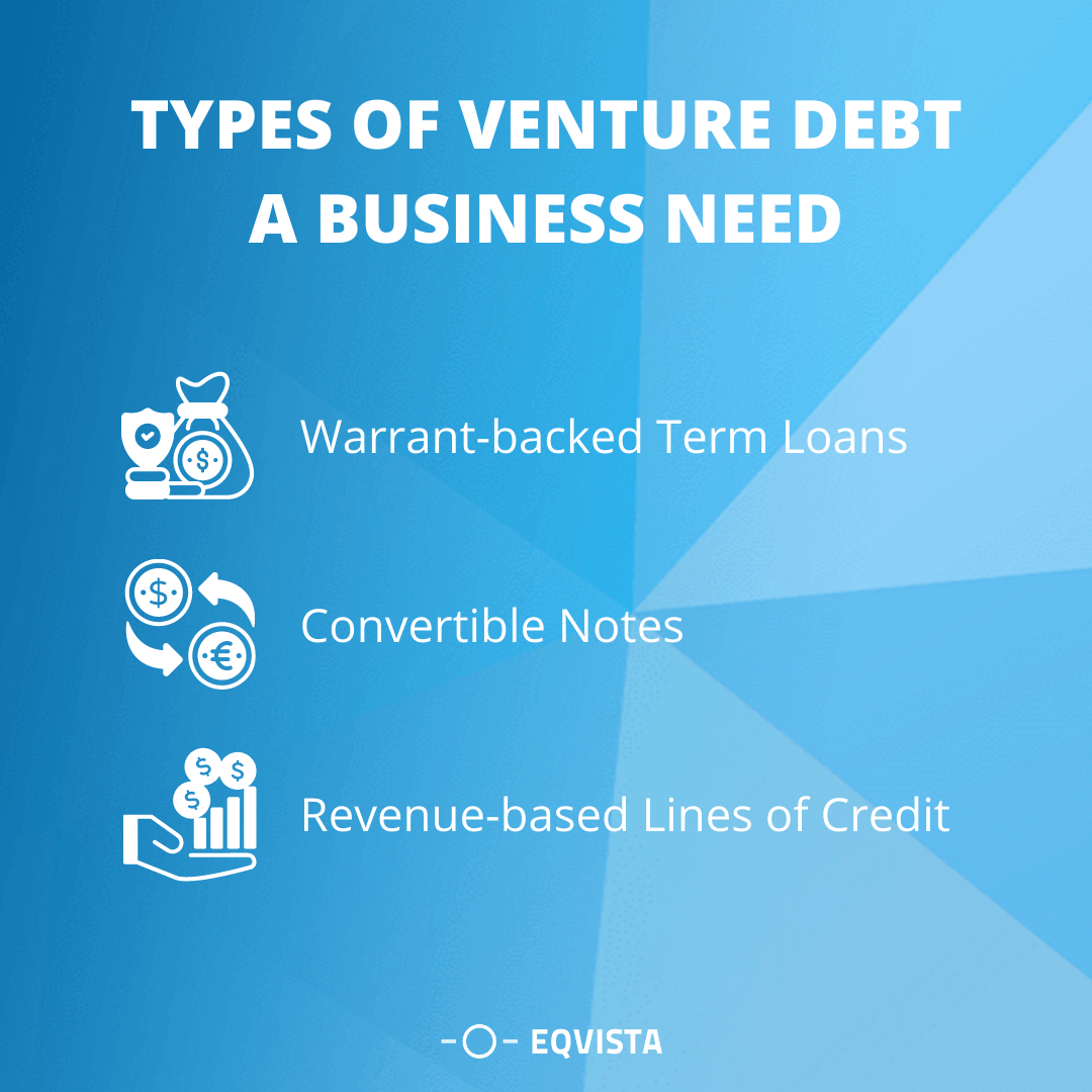 Types of venture debt a business need