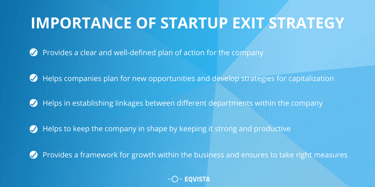 Importance of startup exit strategy