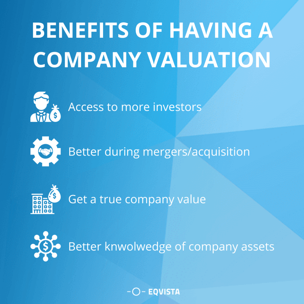 Benefits of having company valuation