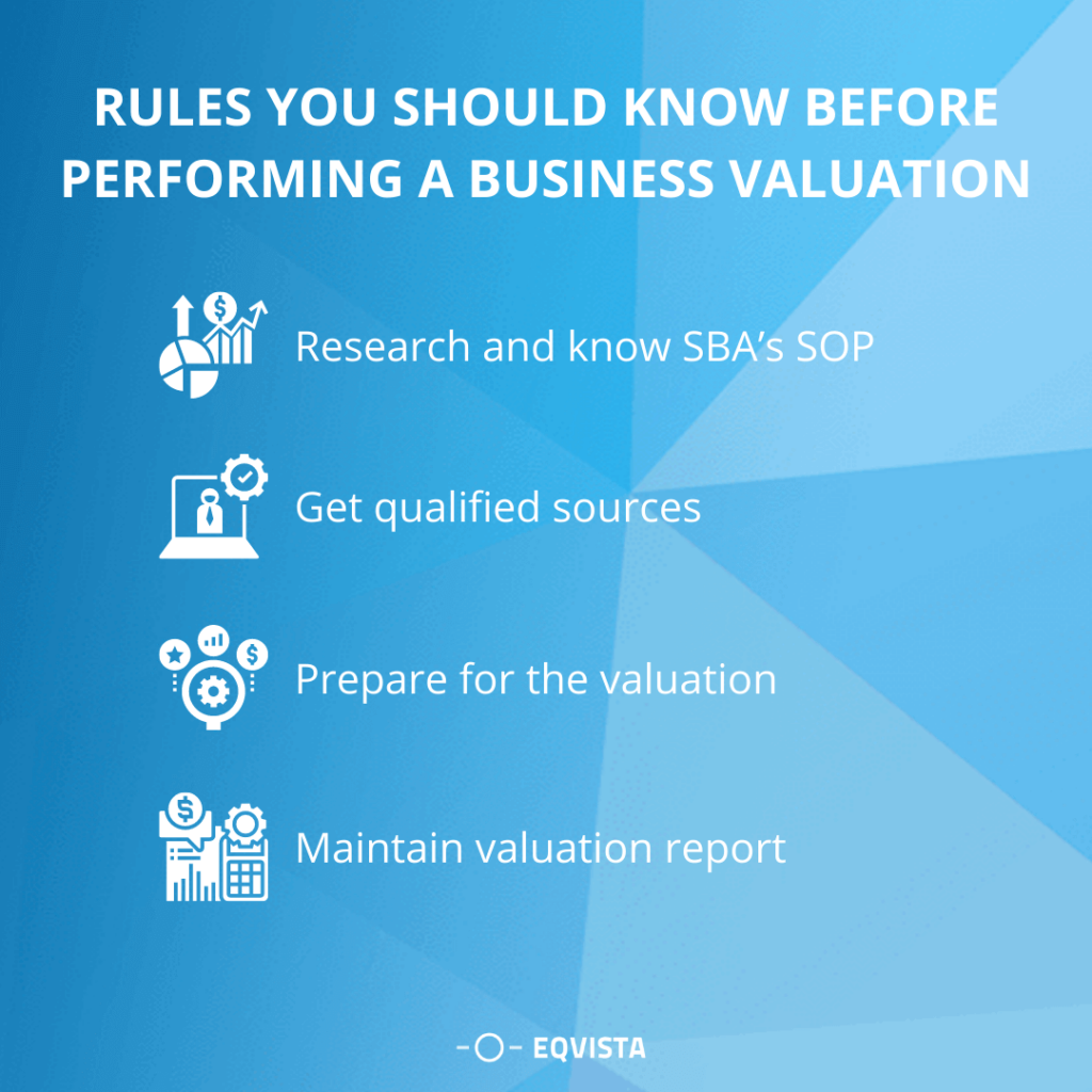 Rules you should know before performing a business valuation