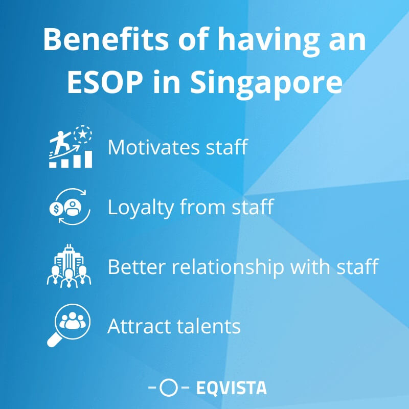 Benefits of having an ESOP in Singapore
