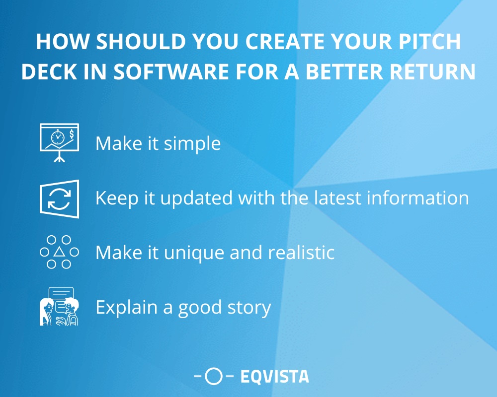 How should you create your pitch deck in software for a better return?