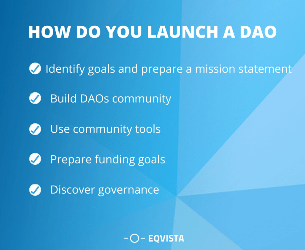 How do you launch a DAO