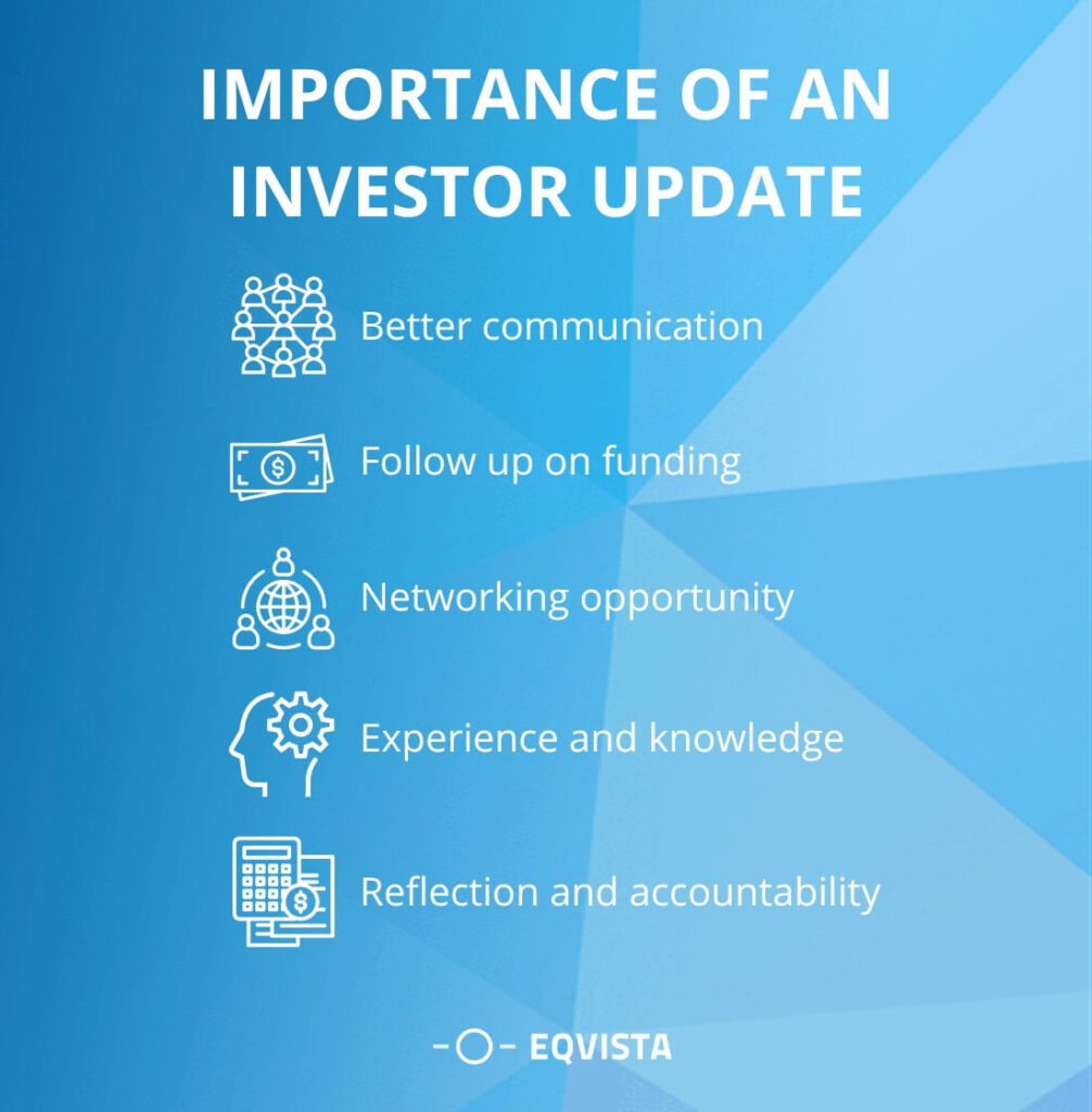 Importance of  an investor update