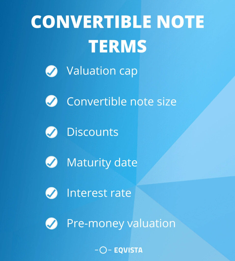 Convertible note terms