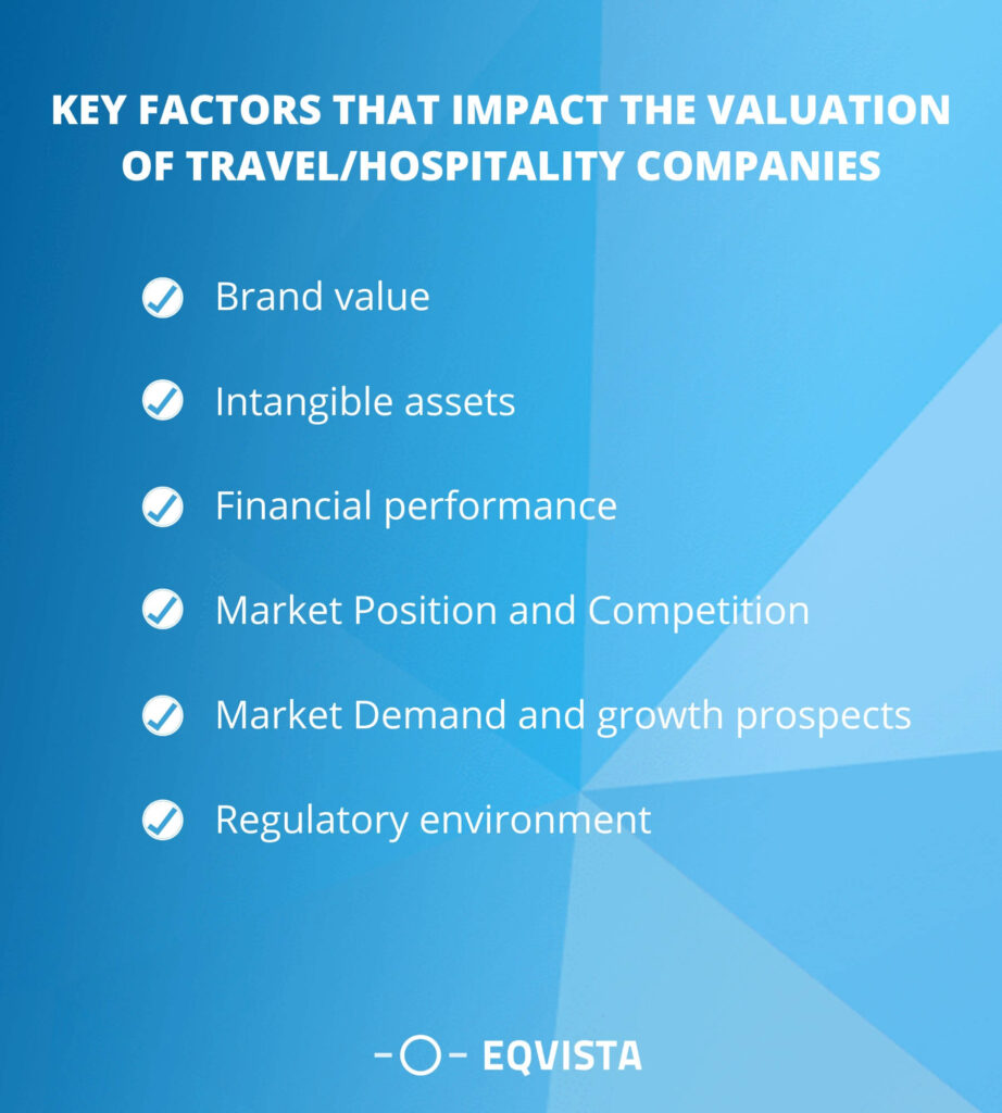 Key factors that impact the valuation of travel/hospitality companies