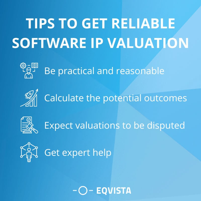Tips to get reliable software IP valuation