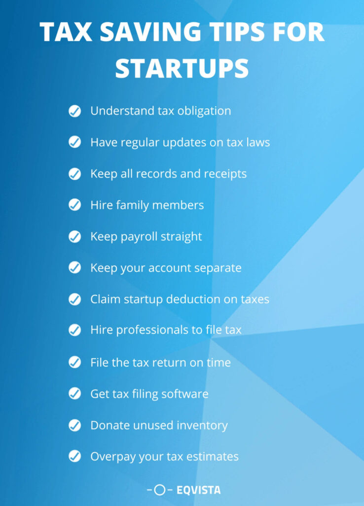 Tax saving tips for startups