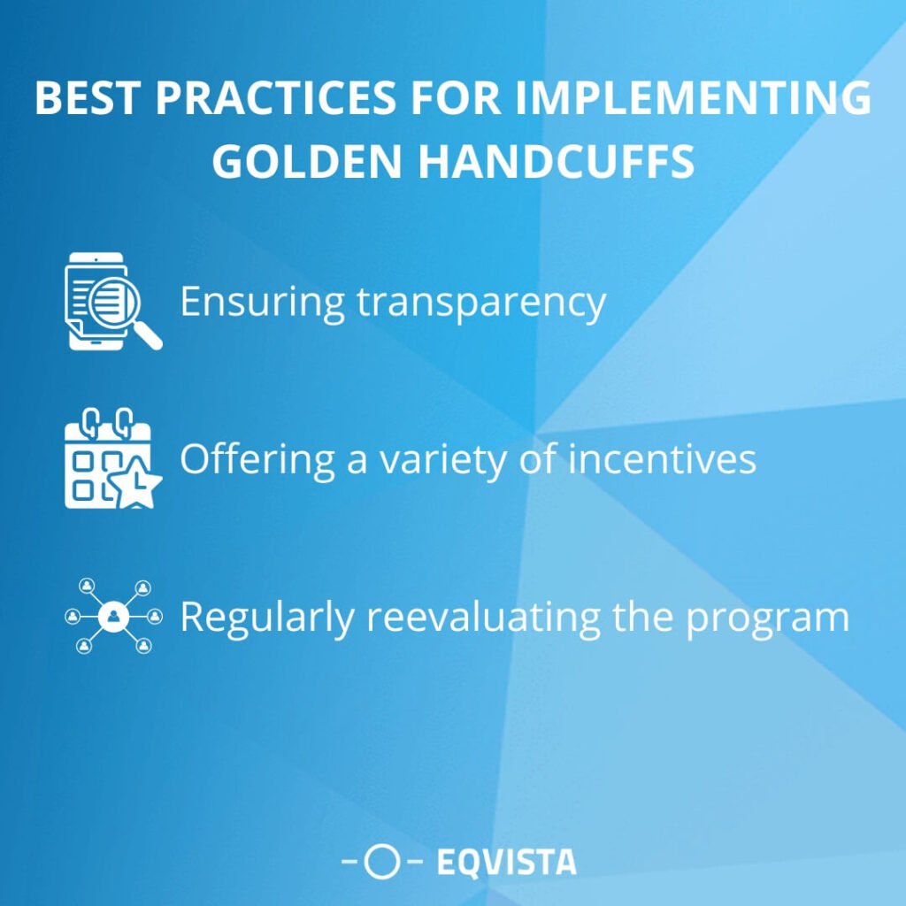 Best Practices for Implementing Golden Handcuffs