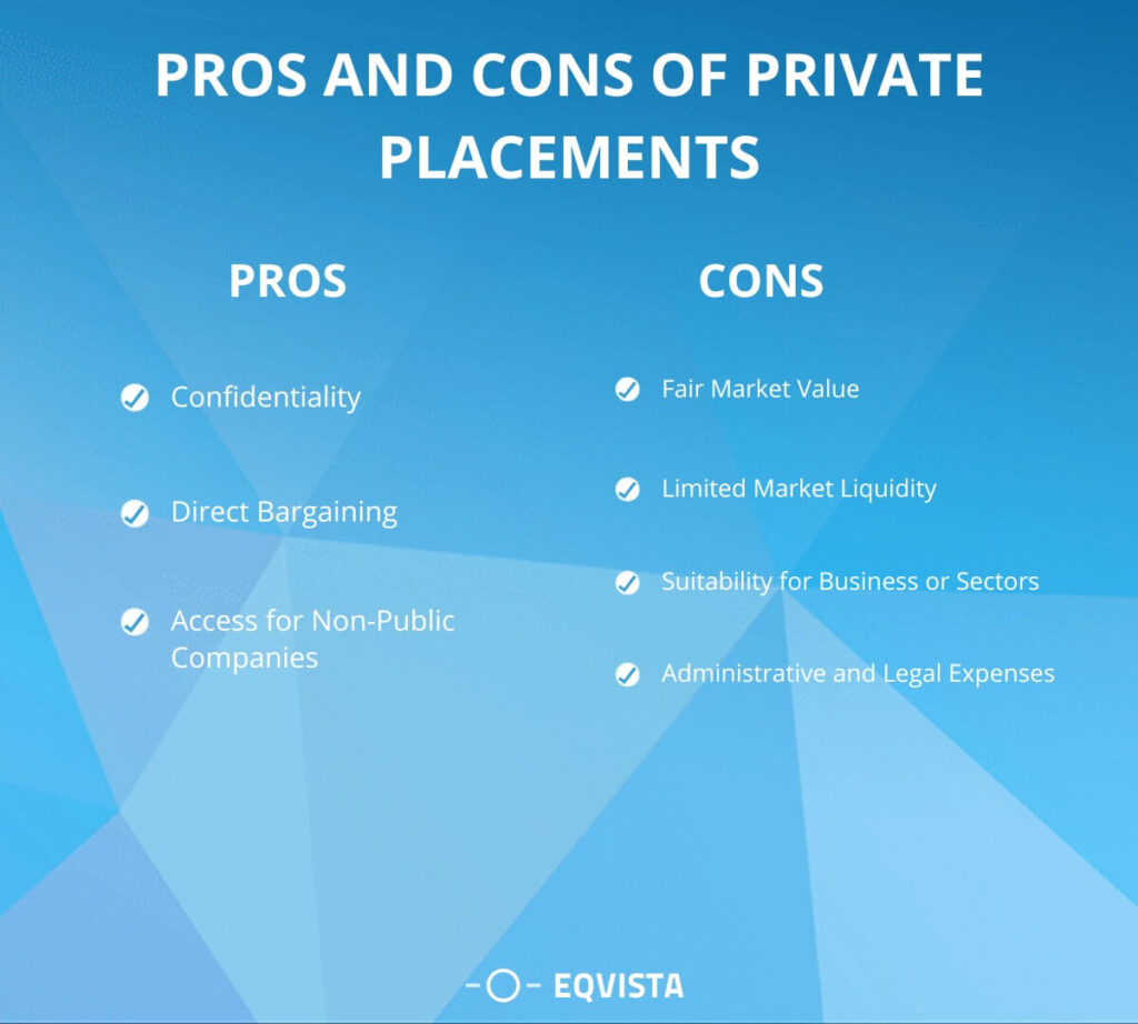 Pros and Cons of Private Placements
