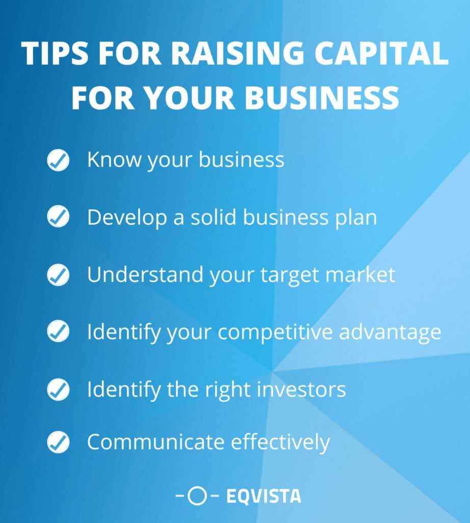 Tips for raising capital for your business