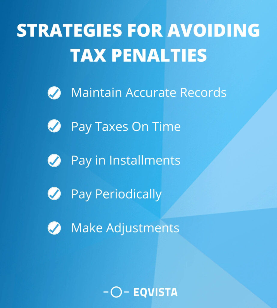 Strategies for Avoiding Tax Penalties