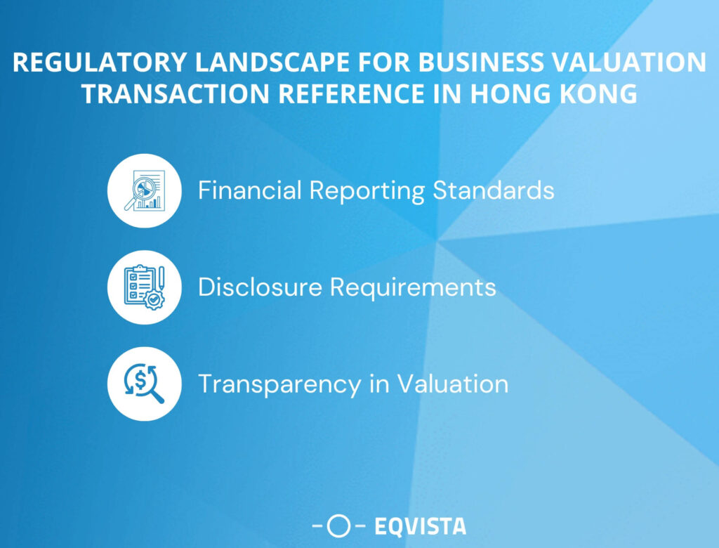 Regulatory Landscape for business valuation transaction reference in Hong Kong