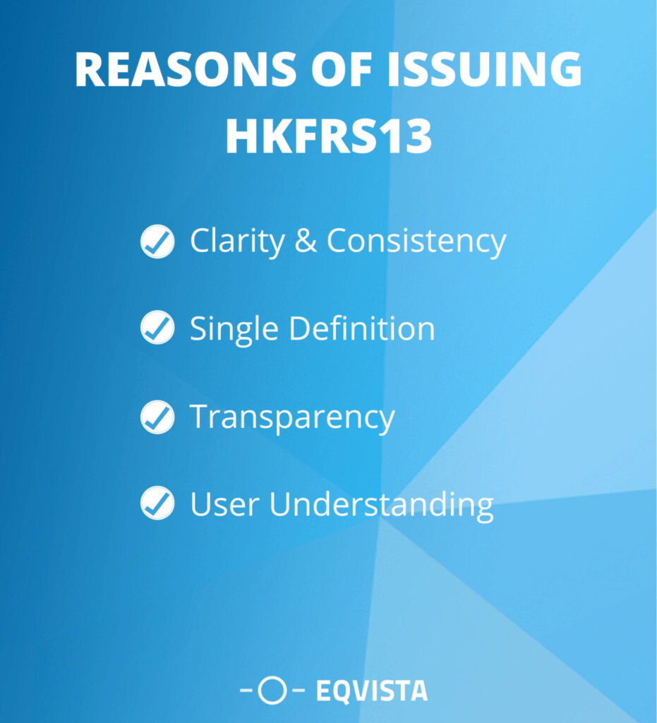 Reasons of issuing HKFRS 13
