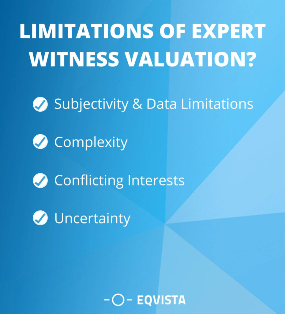 Limitation of expert witness valuation 
