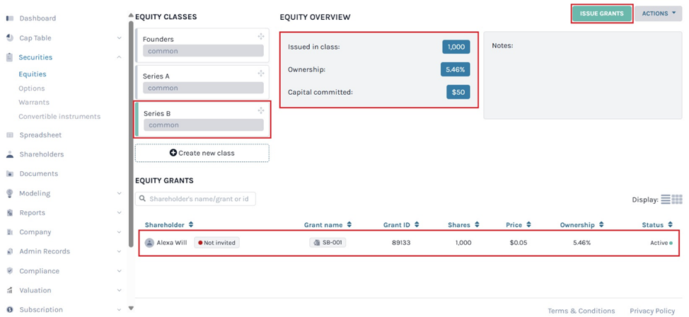 equity details
