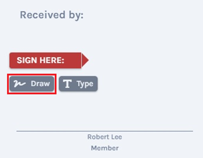 draw sign 