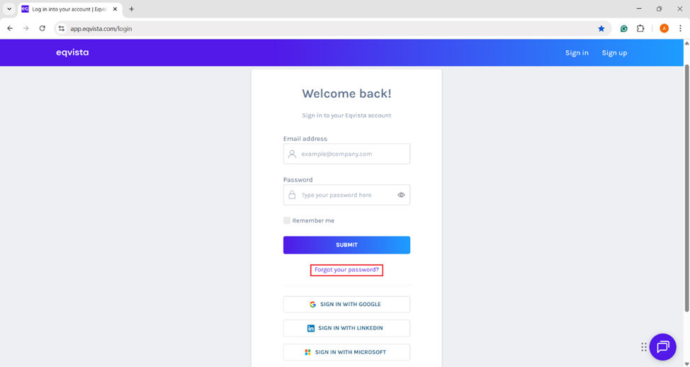 Forgot Your Password?
