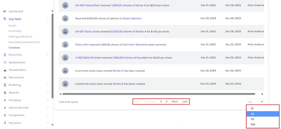 click on the next page number