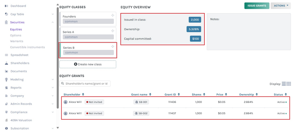 share issuance 
