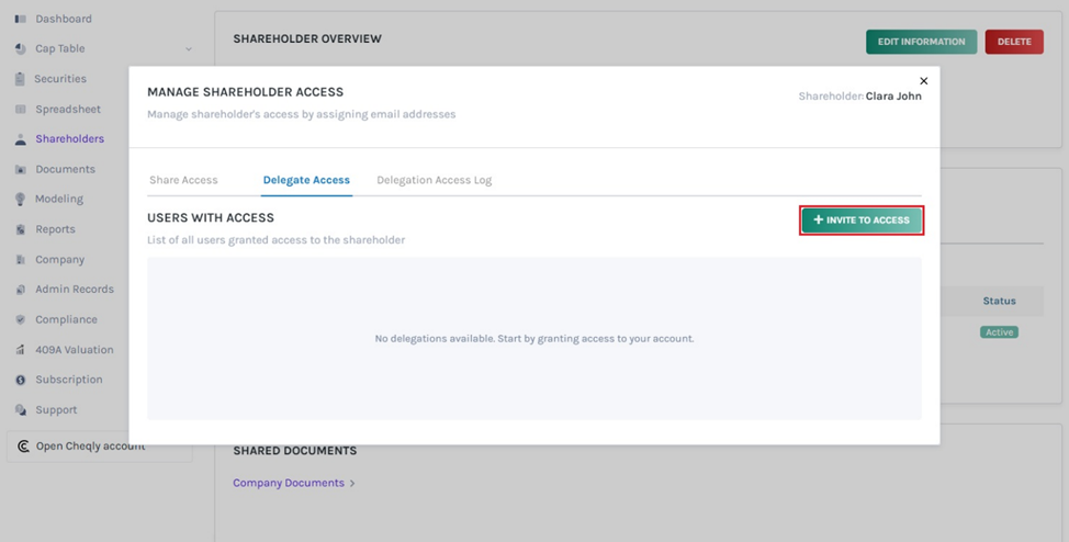 Delegate Access