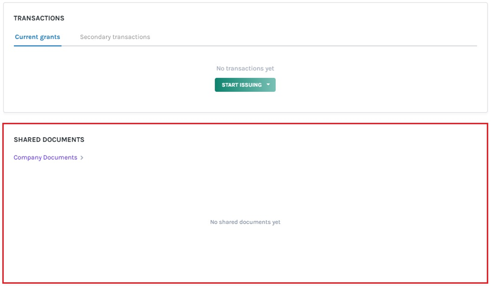 Shared documents