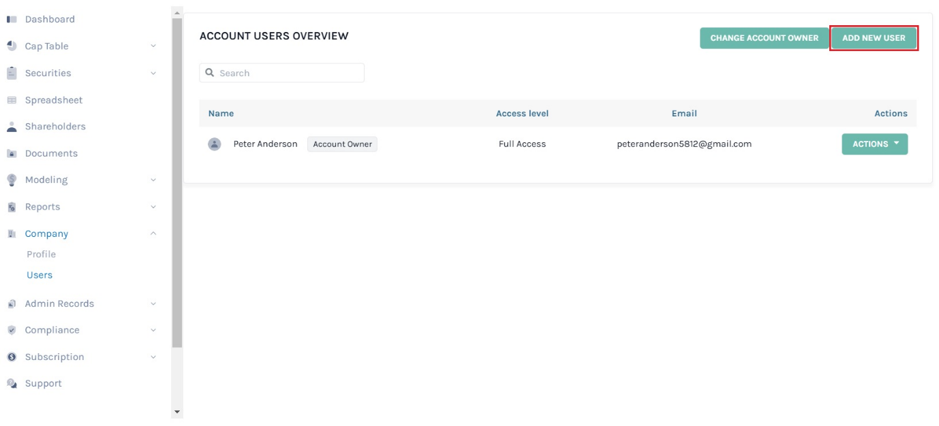Add New User