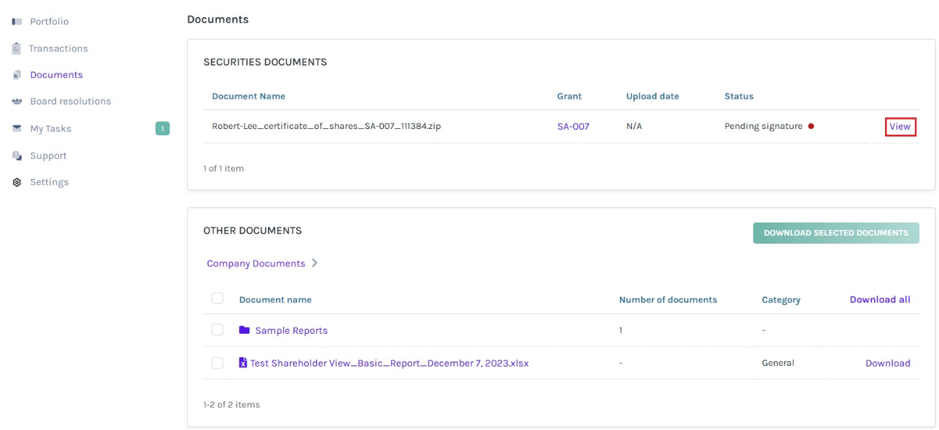 Securities Documents