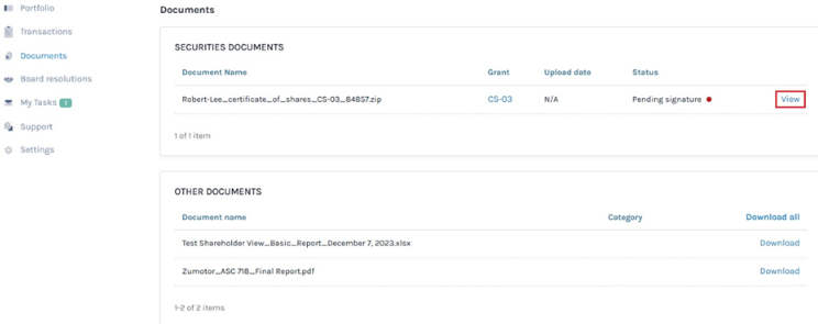 Securities Documents