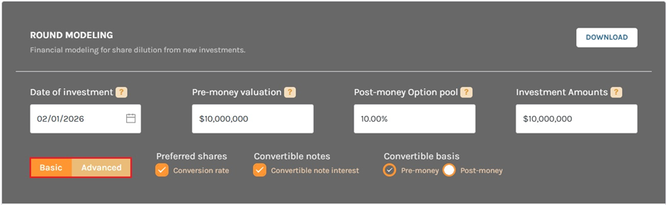 selected the right options according to your modeling scenario