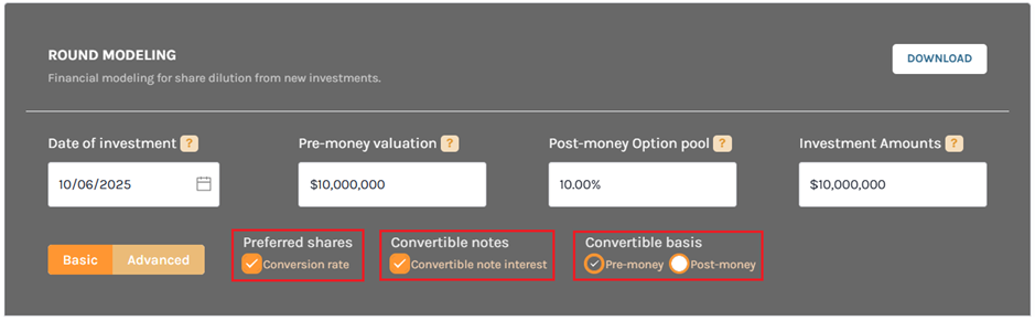 customize your round model