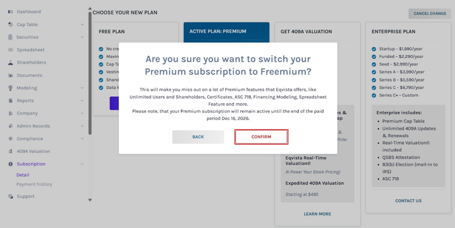 confirm switch plan 