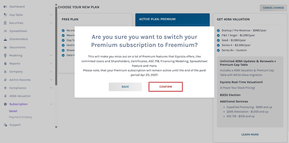 premium subscription 