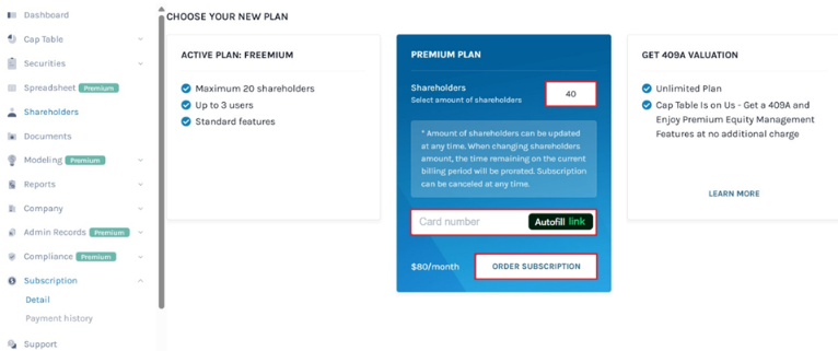 choose your plan