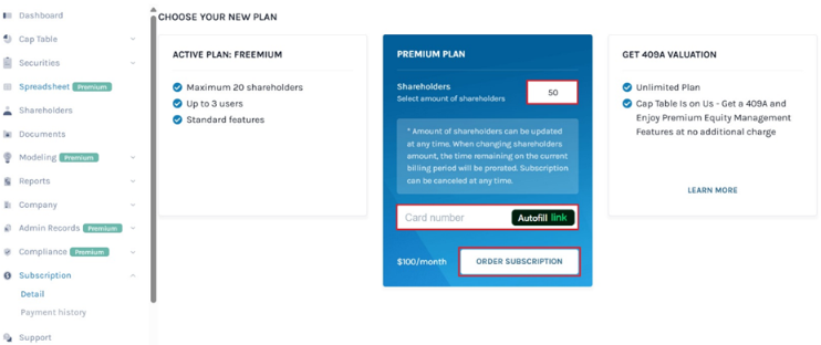 plan details