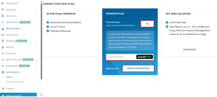 increase the number of shareholders