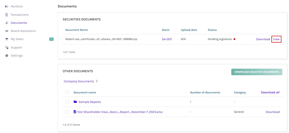 Securities Documents