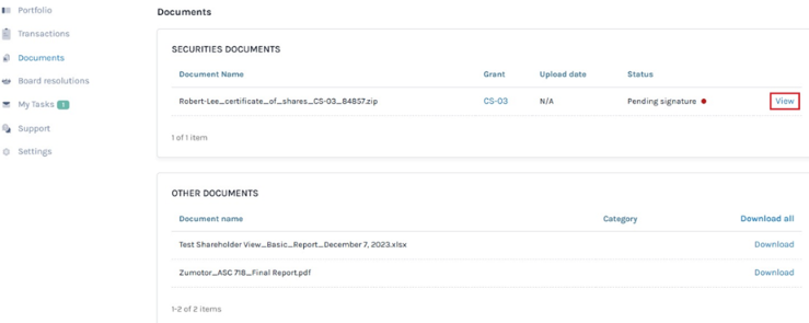 Securities Documents