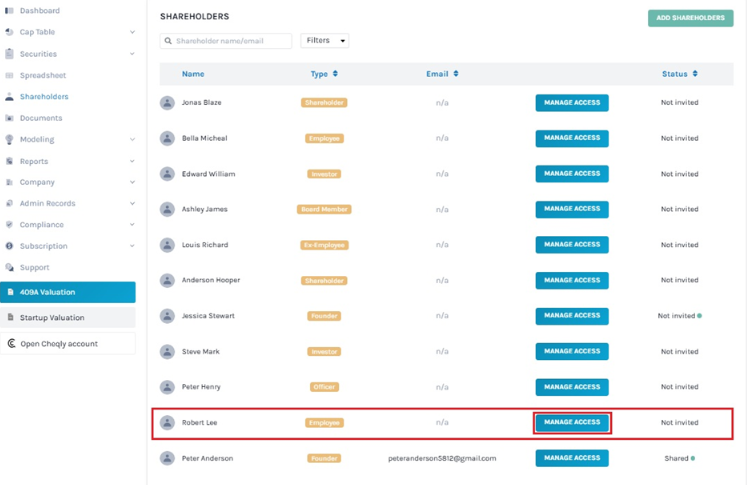 Manage Access