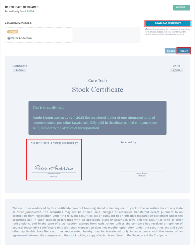 Download Certificate