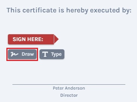 Draw Signature