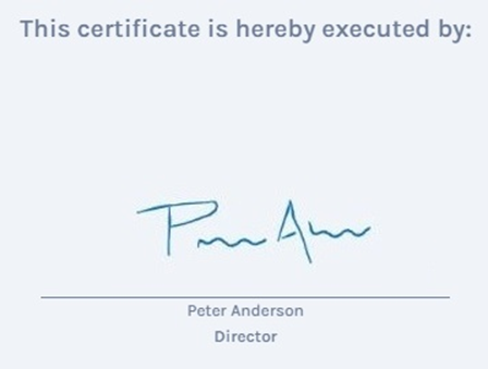 confirm sign 