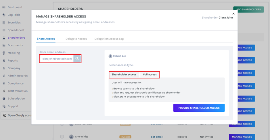 Delegate Access