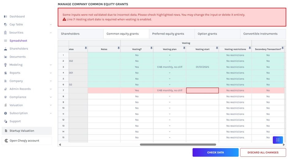 validation message will appear 