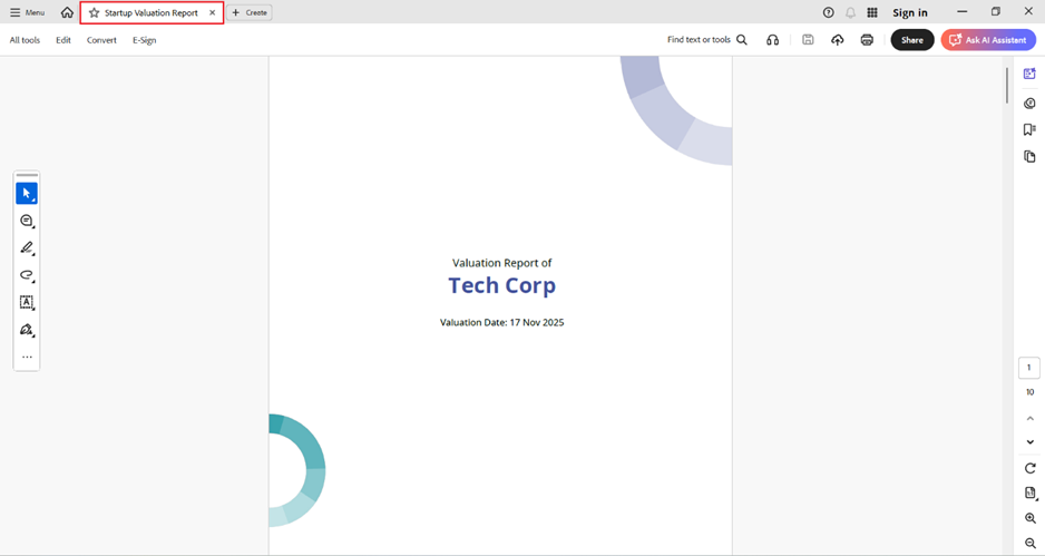 Double-click the PDF file
