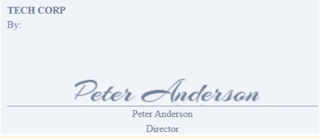 Signature