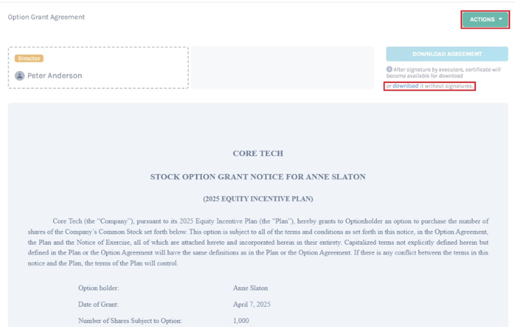 Download without Signature