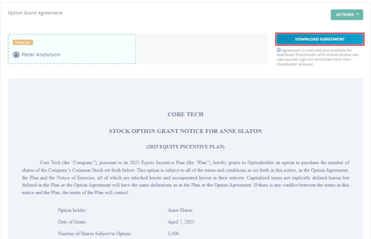 download agreement